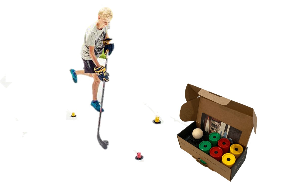 Hockey Training Drill Cones Stickhandling 6 pieces